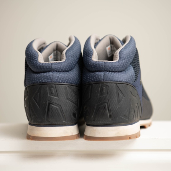 Timberland Euro Sprint Mid Hiker Knit Boots Men's 13 Dark Blue Waterproof - Picture 4 of 7